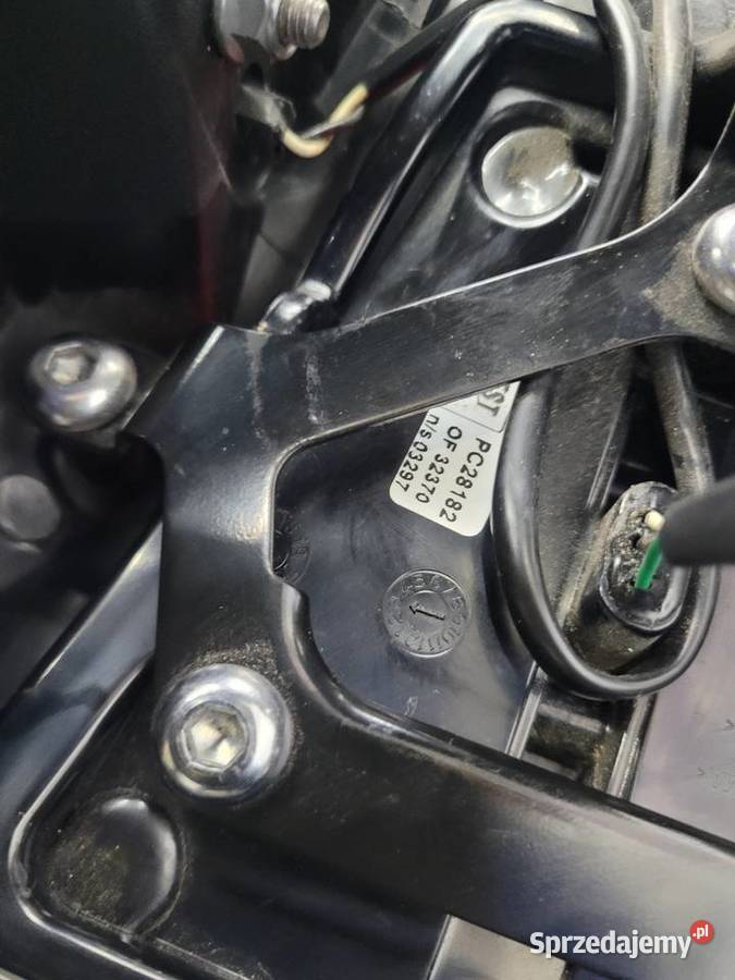 Triumph Tiger 1200 ogon mocowanie tablicy lampa