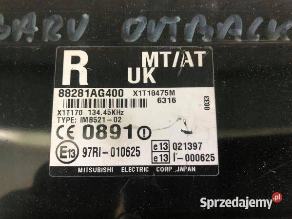 KOMPUTER SUBARU OUTBACK 20 0409 37820RSHG12 wielkopolskie