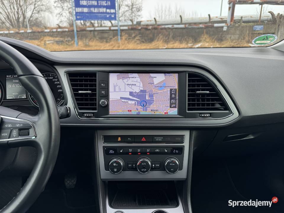 Seat Leon 15 BENZYNA Klimatronik Nawigacja ESP Konin sprzedam