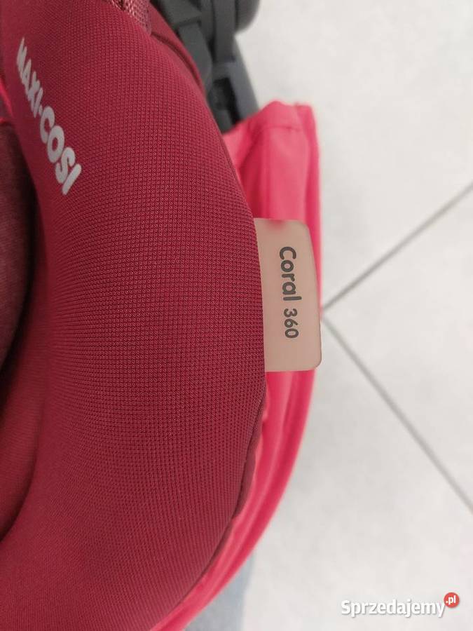 Fotelik maxicosi Pearl 360 0 4y 40105 coral 360 sprzedam
