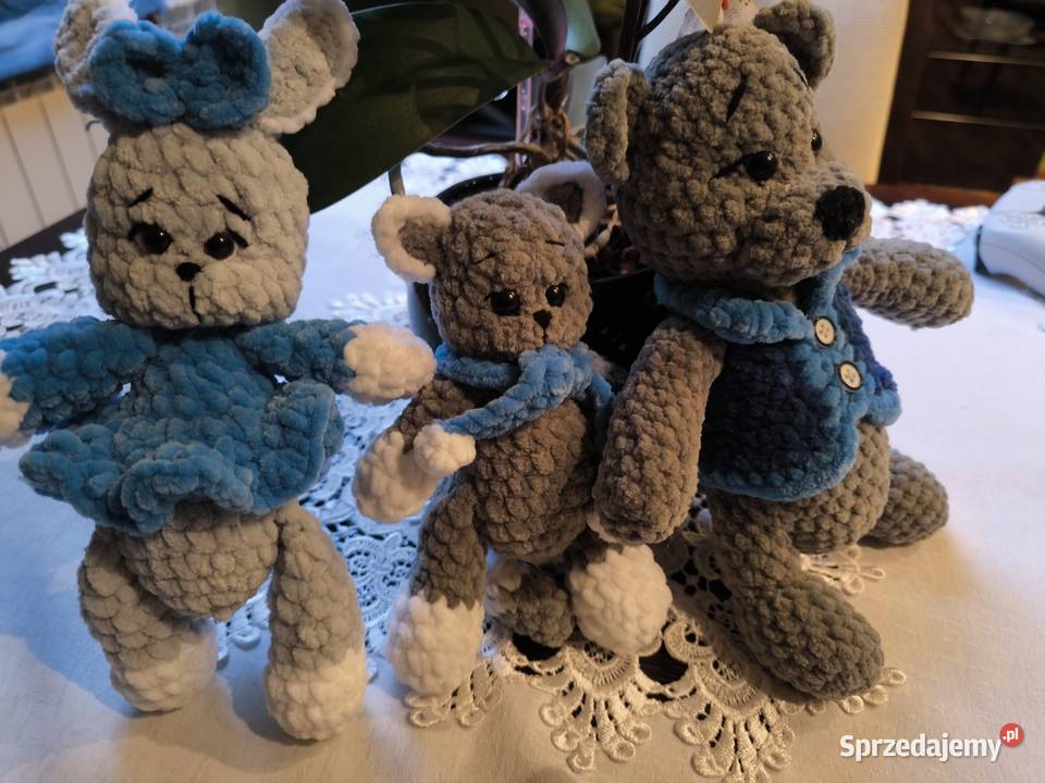 Maskotki wykonane z włóczki mazowieckie Płock