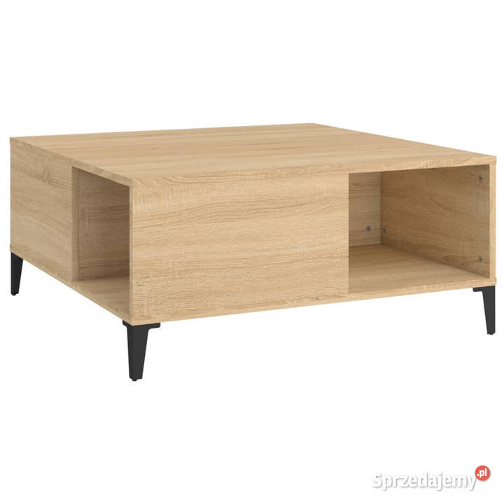 Stolik kawowy dąb sonoma 80x80x365 materiał mazowieckie Warszawa