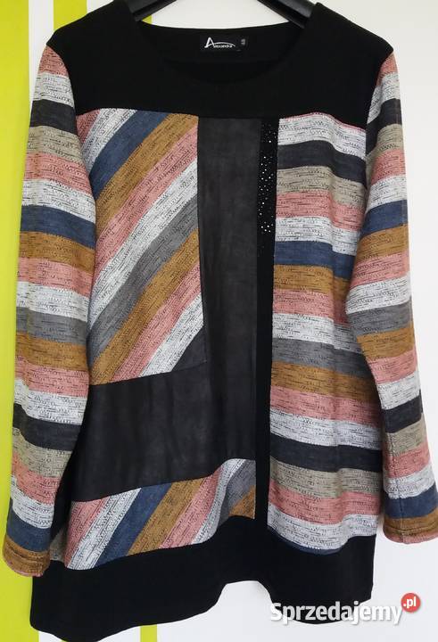 L48 Kolorowa tunikaX bluzka Butik produkt polski Gliwice sprzedam