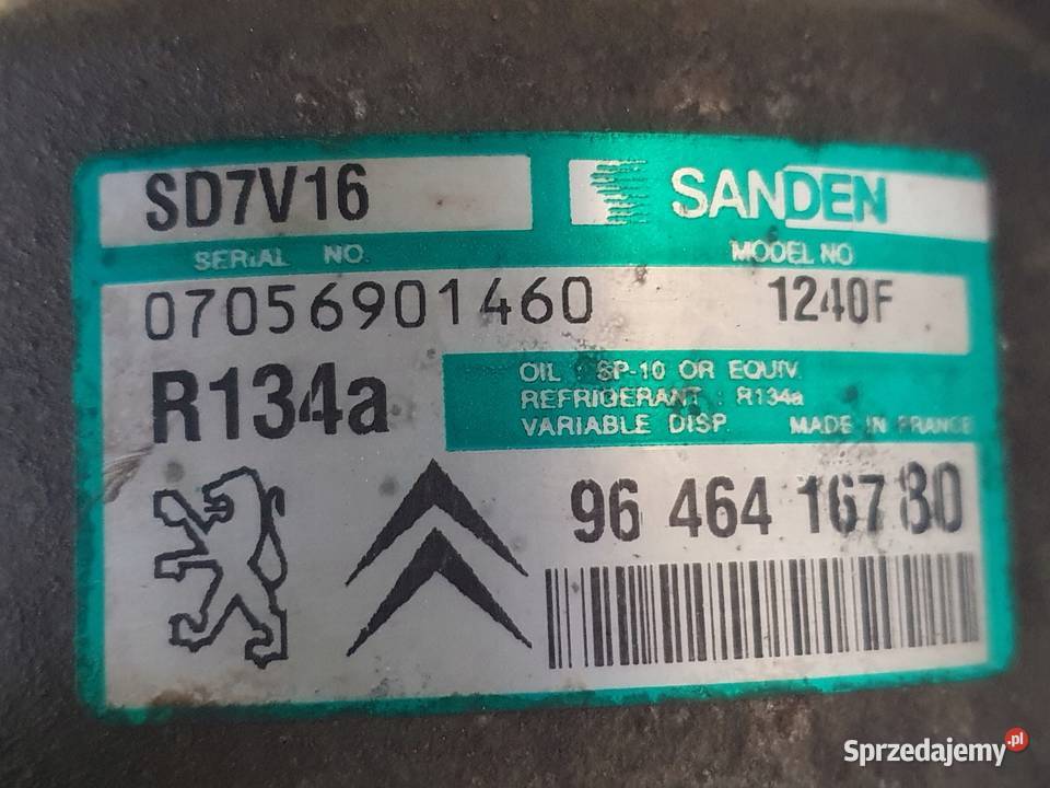 SPRĘŻARKA KLIMATYZACJI Citroen Berlingo I 20 HDI