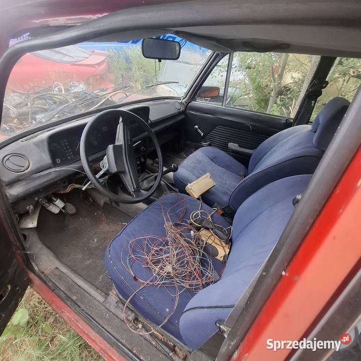 Fiat 125p czarny Małkinia Górna