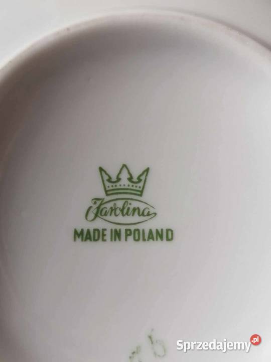 Dzbanek Porcelanowy Płaski Maki Karolina PRL Wałbrzych
