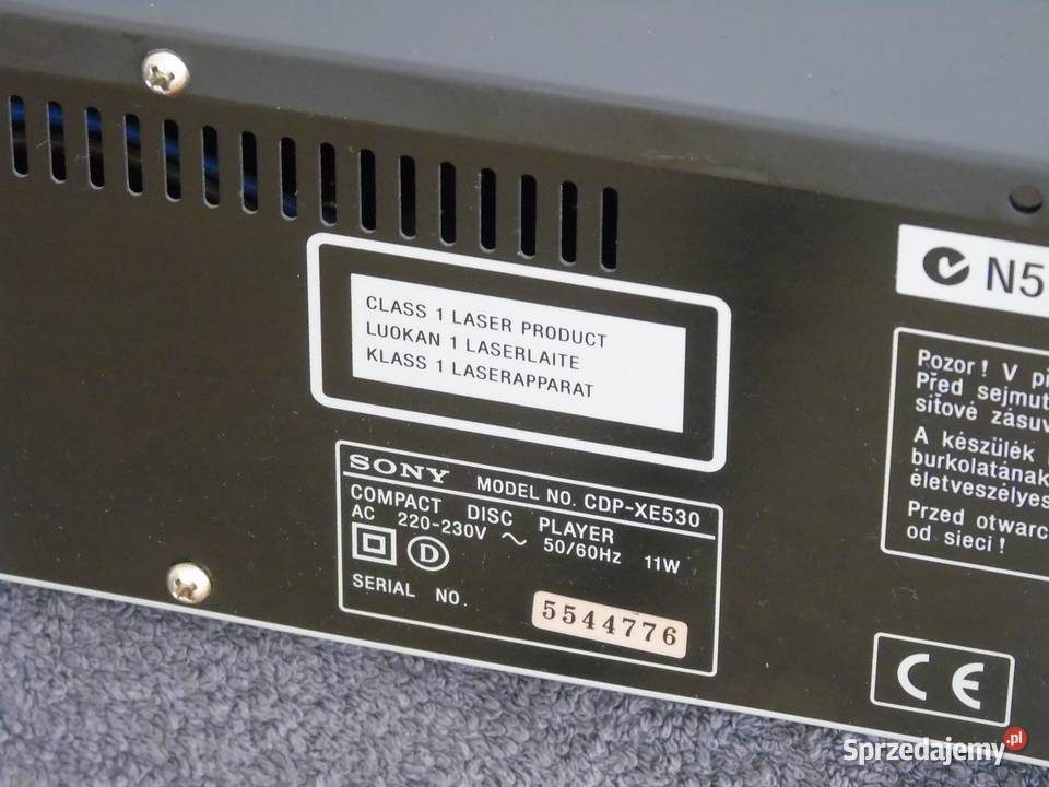 CD Sony CDPXE530 sprawny wysyłka podkarpackie Jasło