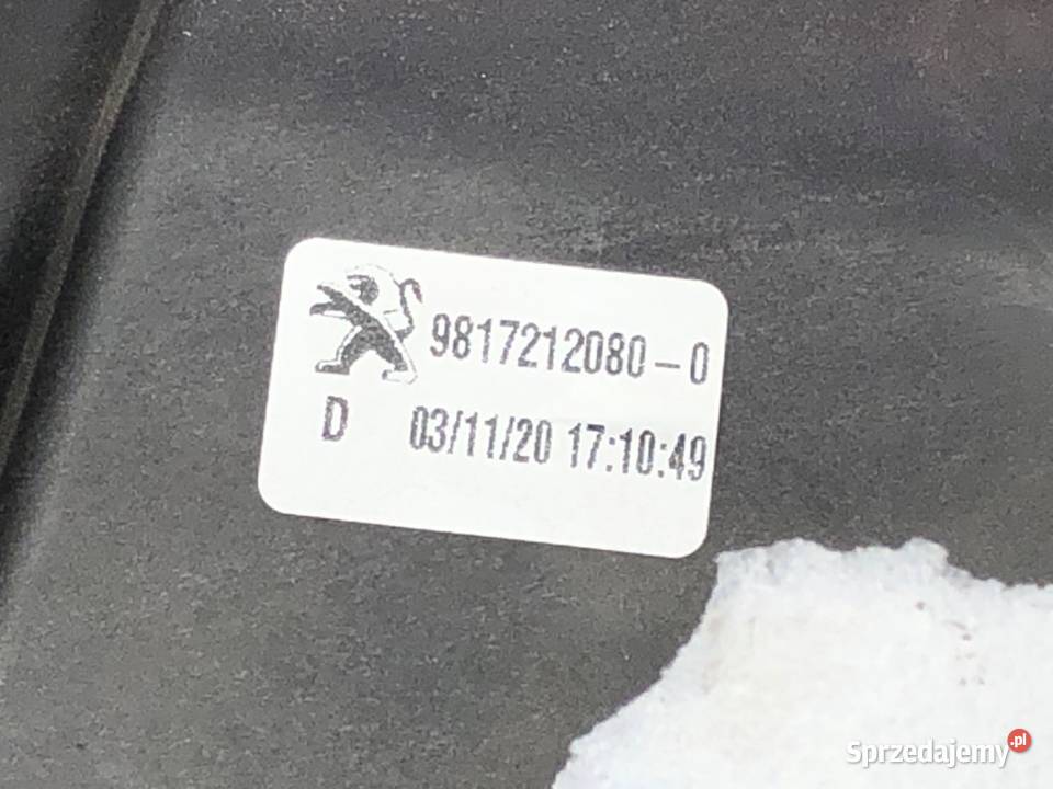 PODNOŚNIK SZYBY PRAWY PRZÓD PEUGEOT PARTNER IV sprzedam