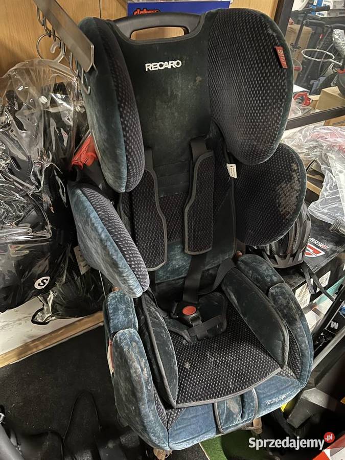 Fotelik samochodowy Recaro Young Sport CZARNY Kościan