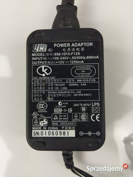 Zasilacz YHI 8981015F12S Mrzezino sprzedam