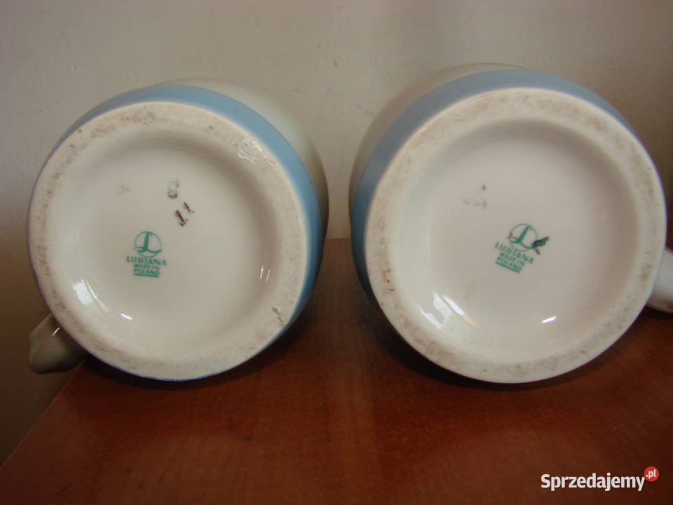 Lubiana wzór kaszubski kufel PRL pomorskie Pruszcz Gdański