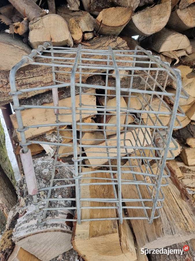 Stary kosz metalowy ocynkowany PRL Pozostałe lubelskie Lublin