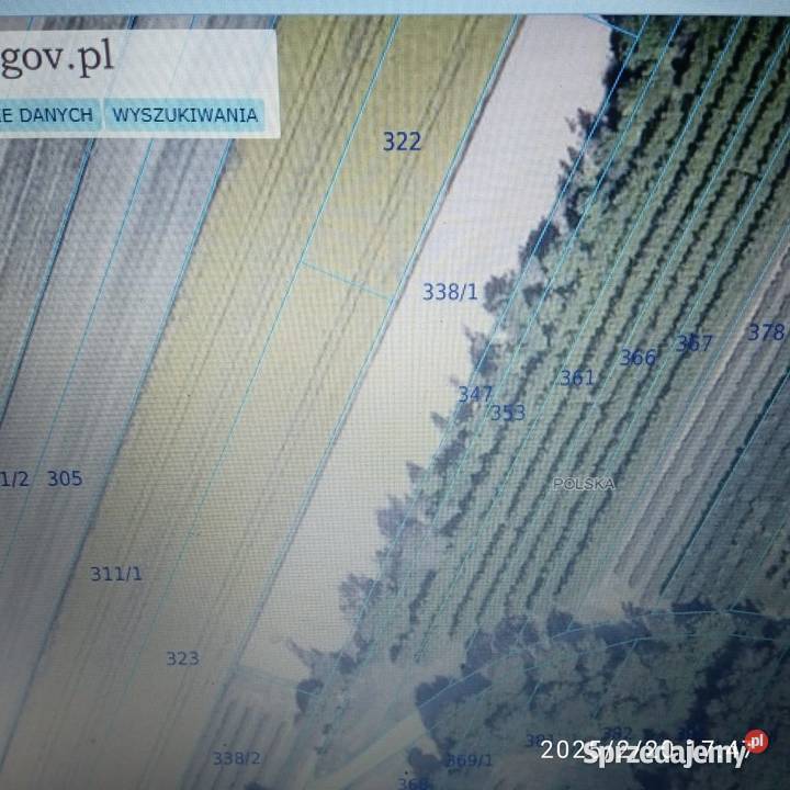 Sprzedam Działkę Rolną Dzierzkowice Podwody lubelskie Dzierzkowice-Podwody