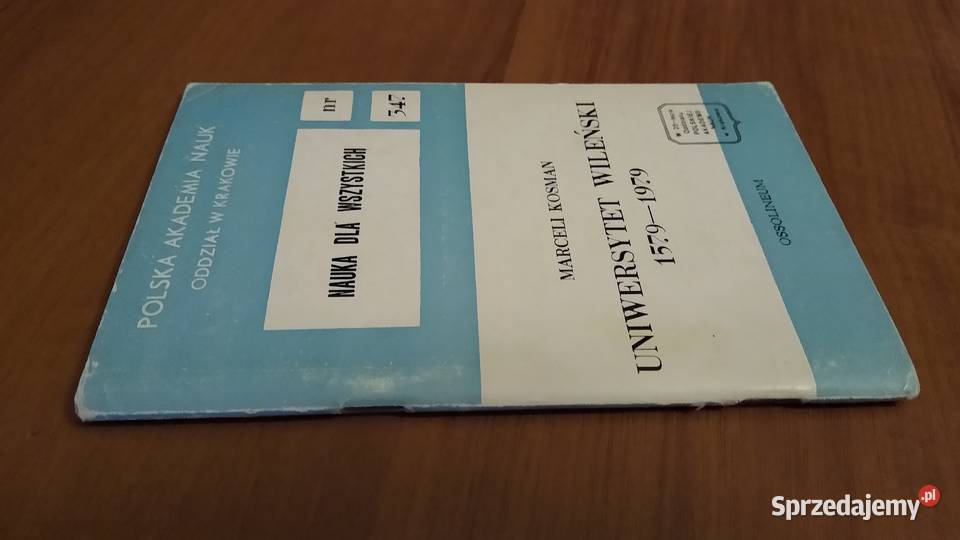 Uniwersytet Wileński 15791979 Marceli Kosman Gdańsk