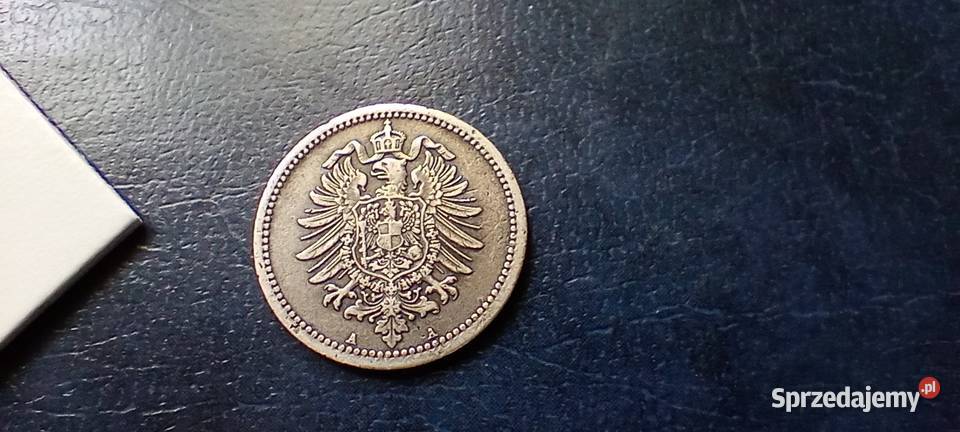 Stare monety 50 fenig 1877 A Niemcy srebro