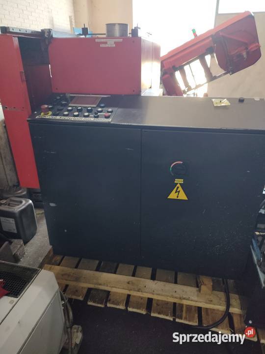 Amada piła tarczowa 75 CNC kompletna linia super opolskie Olesno
