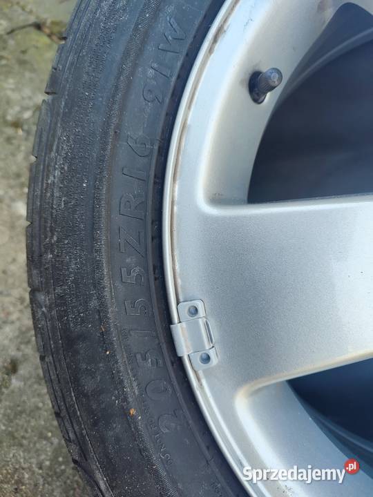 Koło aluminiowe oryginał 16 AUDI Z piękną oponą Łódź