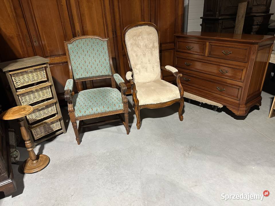 Piękny fotel w stylu Ludwika XV Sławoszewek sprzedam