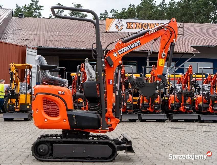 Minikoparka VIP 10 KINGWAY 12 waga 1000 skrętne Łódź