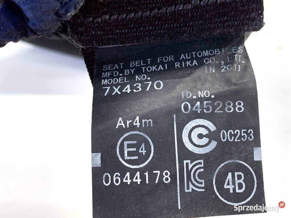 PAS BEZPIECZEŃSTWA LEWY TYŁ TOYOTA RAV 4 IV sprzedam