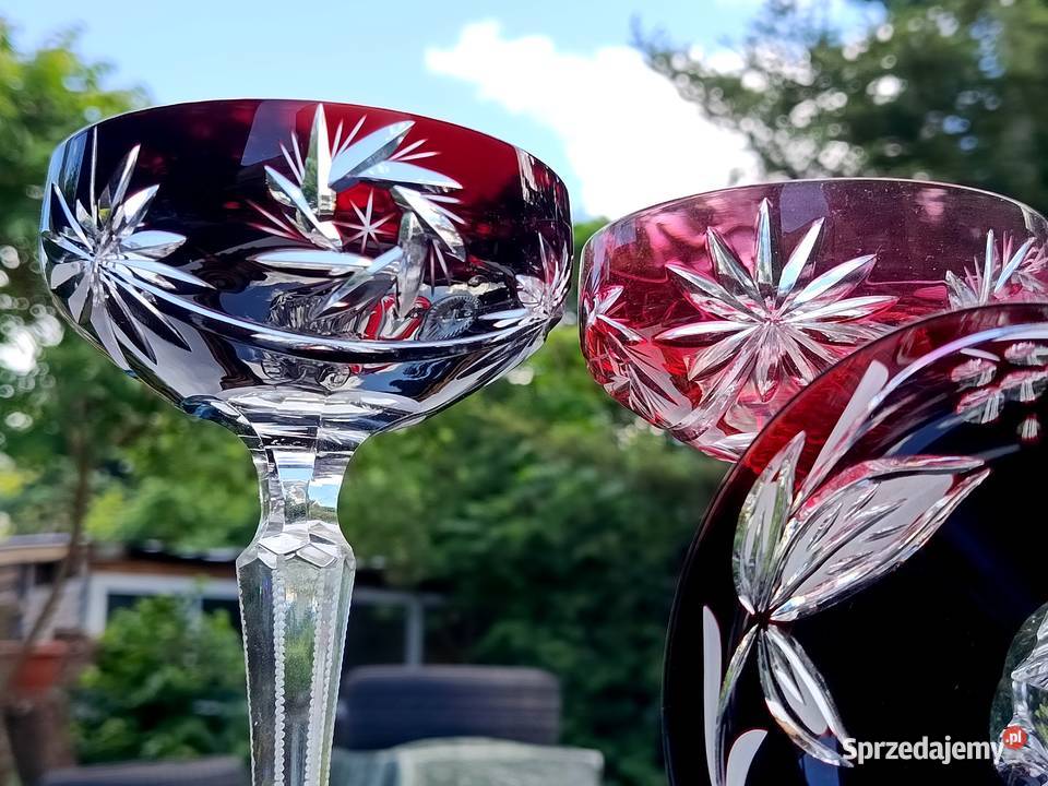 Kieliszki kryształowe do martini lubuskie