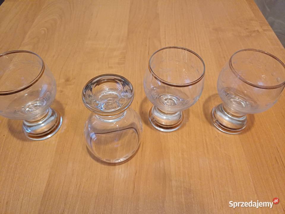 4 szklanki do wina Bohemia Cristal dolnośląskie Lubań