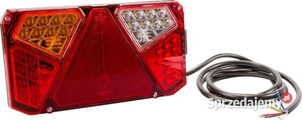 Lampa tylna zespolona LED lewa prostokątna 1224V Kamionna