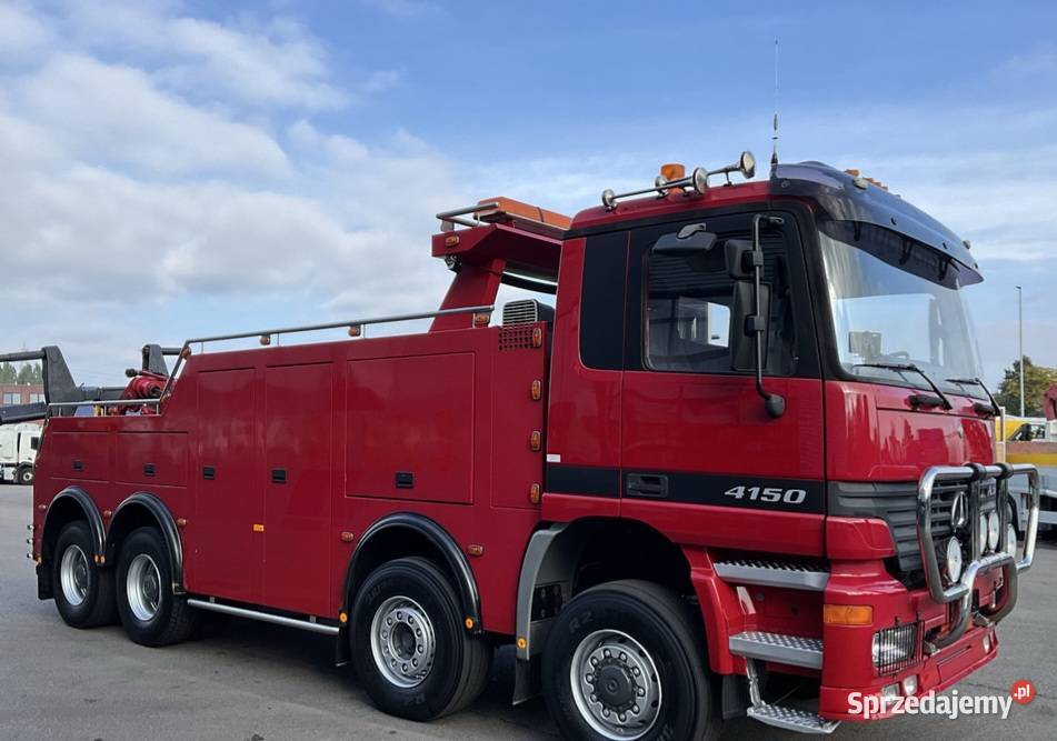 Holownik do ciezarowych pomoc drogowa 8x6 Merc czerwony sprzedam