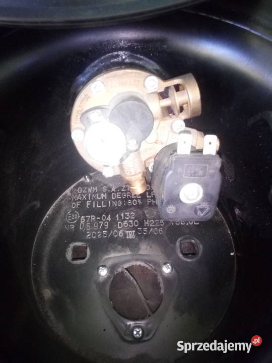 Zbiornik LPG 55 l z zaworem 2031 Szczekociny sprzedam