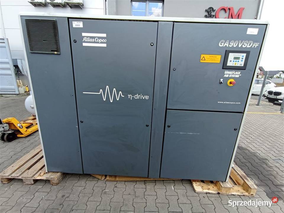 Sprężarka śrubowa kompresor ATLAS COPCO GA90 Wilków