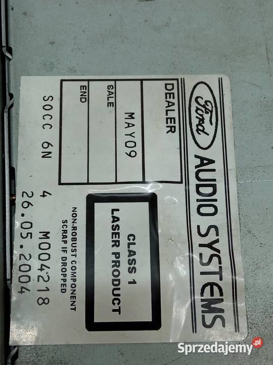 RADIO 3M5F18C821BE Ford C I 20032010
