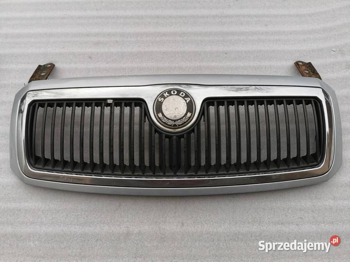 Atrapa Grill Kratka Skoda Fabia I 9102 Srebrna części blacharskie Wyszków