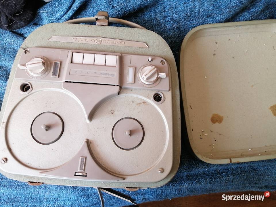 magnetofon szpulowy loeve opta walizkowy lampowy Legnica