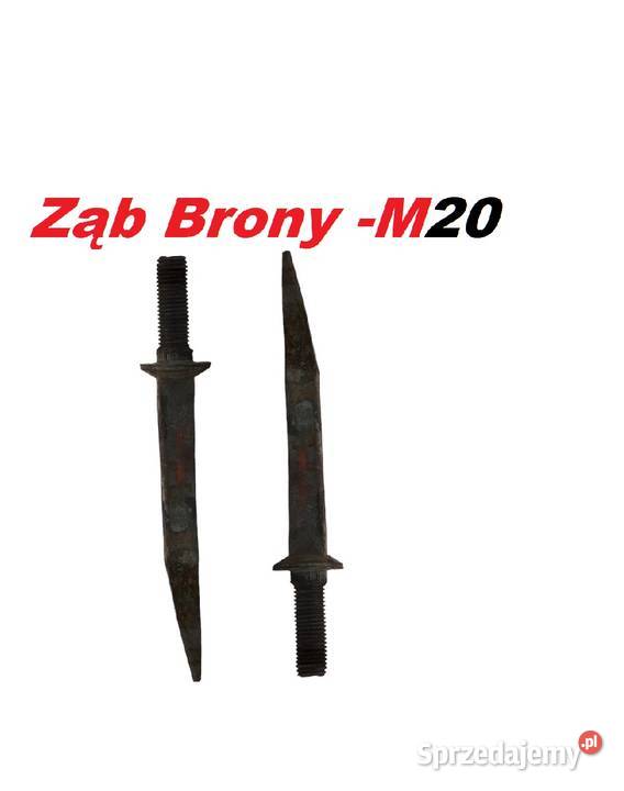 ZĄB BRONY M20 - Nowe zęby do bron Solidne FV Tani transport