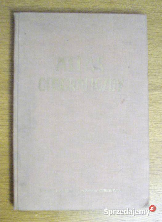 Atlas geograficzny 1968 Parczew