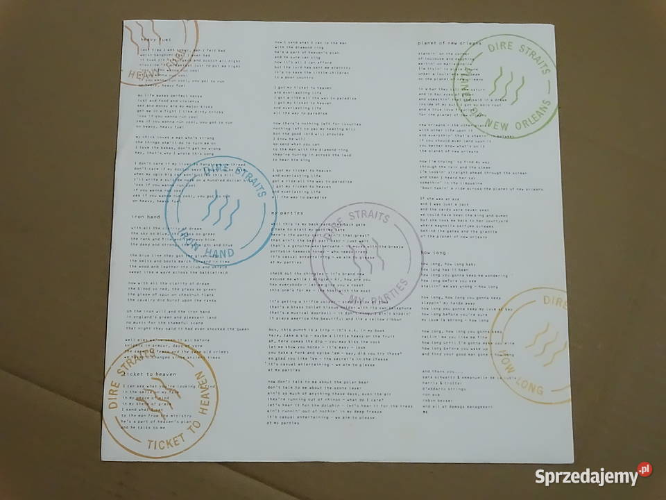 Dire Straits On Every Street vinyl LP lubelskie Biłgoraj