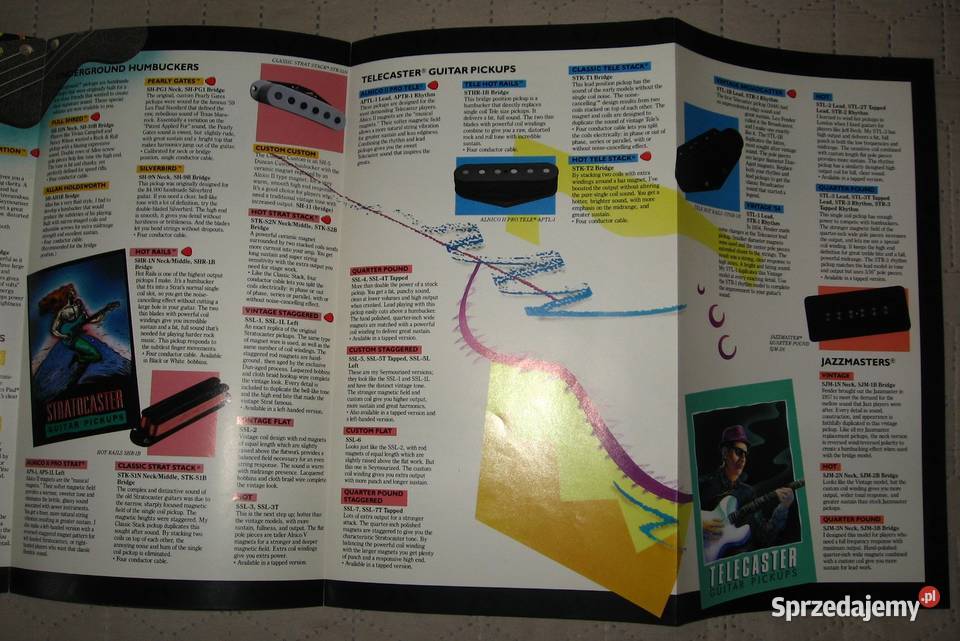 Seymour Duncan Pickups 1988 katalog pomorskie Kępice