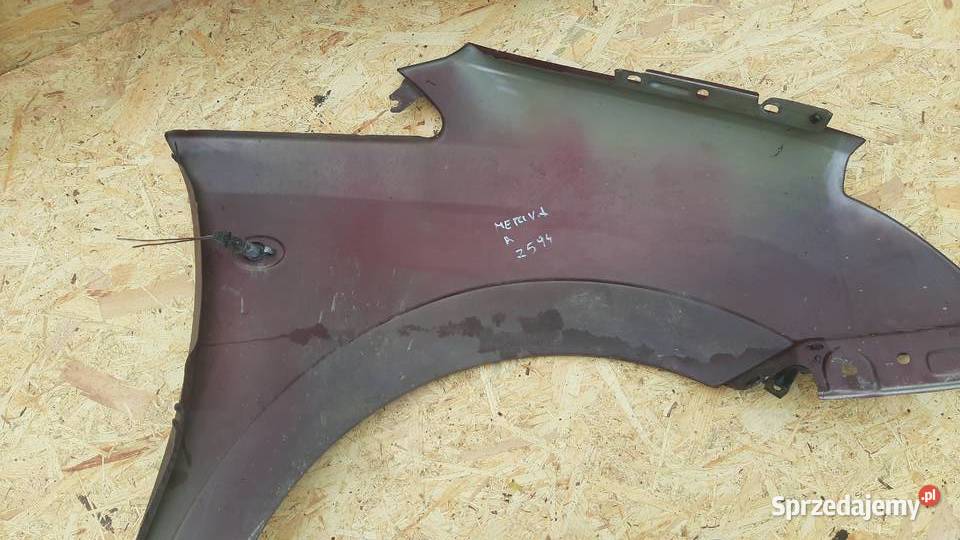 błotnik prawy lewy Opel Meriva A lak Z594 osobowe Dębno