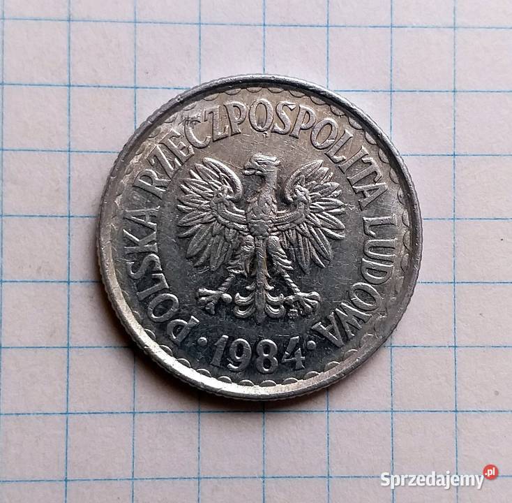 1 ZŁOTY 1984 POLSKA Piszczac sprzedam