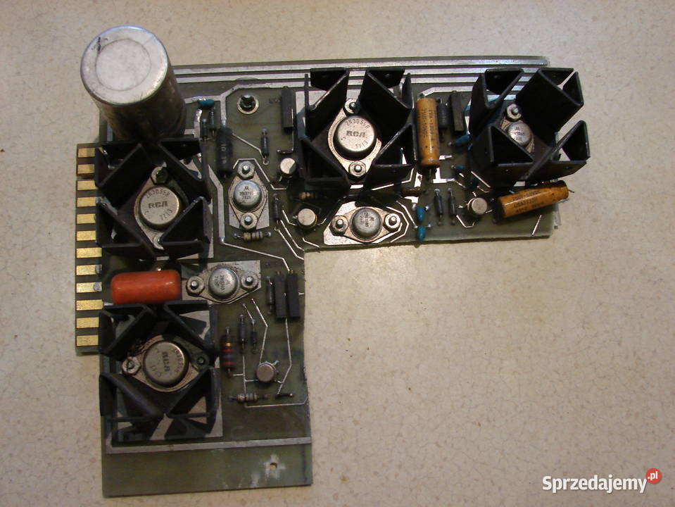 Zestaw starej elektroniki 2N3055 2N3740 LM305AH Części i akcesoria Starogard Gdański
