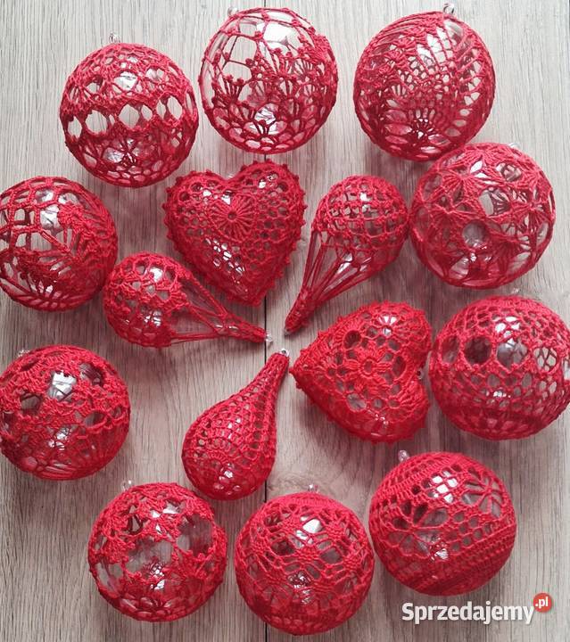 Bombki szydełkowe Lubań