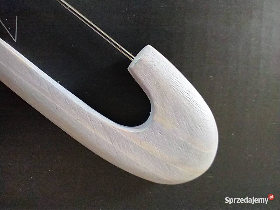 Lawendowa agrafka broszka drewno rękodzieło Łódź sprzedam