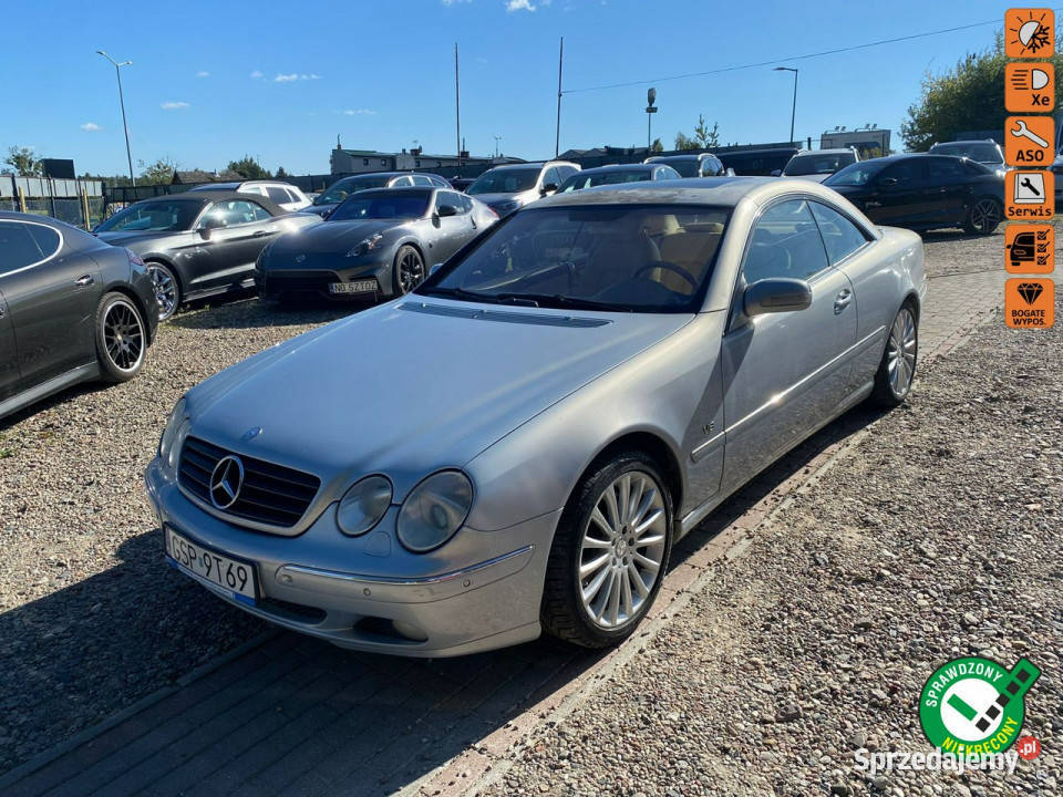 Mercedes CL 500 50 v8 gaz unikat piękny kolor Gdańsk