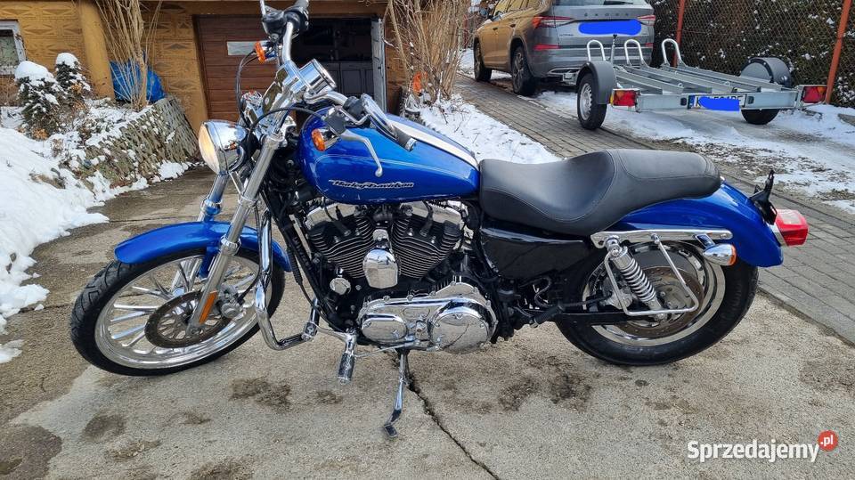 Harley Davidson XL 1200C Sportster niebieski małopolskie Nowy Sącz