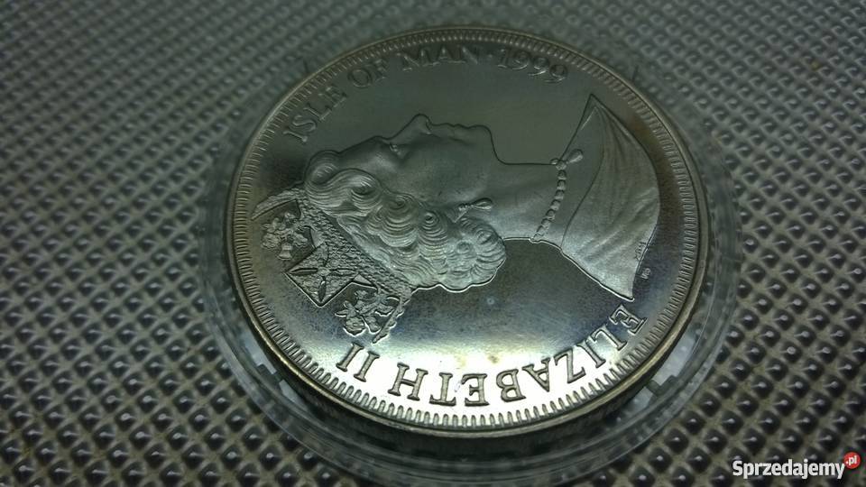 MONETA Wyspa Man 1 korona 1999 Warszawa