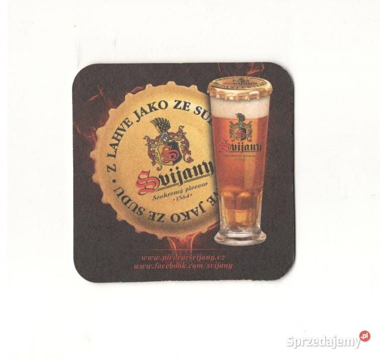 Svijany podstawka do piwa 17 Birofilistyka Gliwice