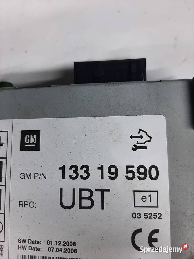 Opel Insignia A Moduł sterownik radia 13319590 osobowe łódzkie Ksawerów