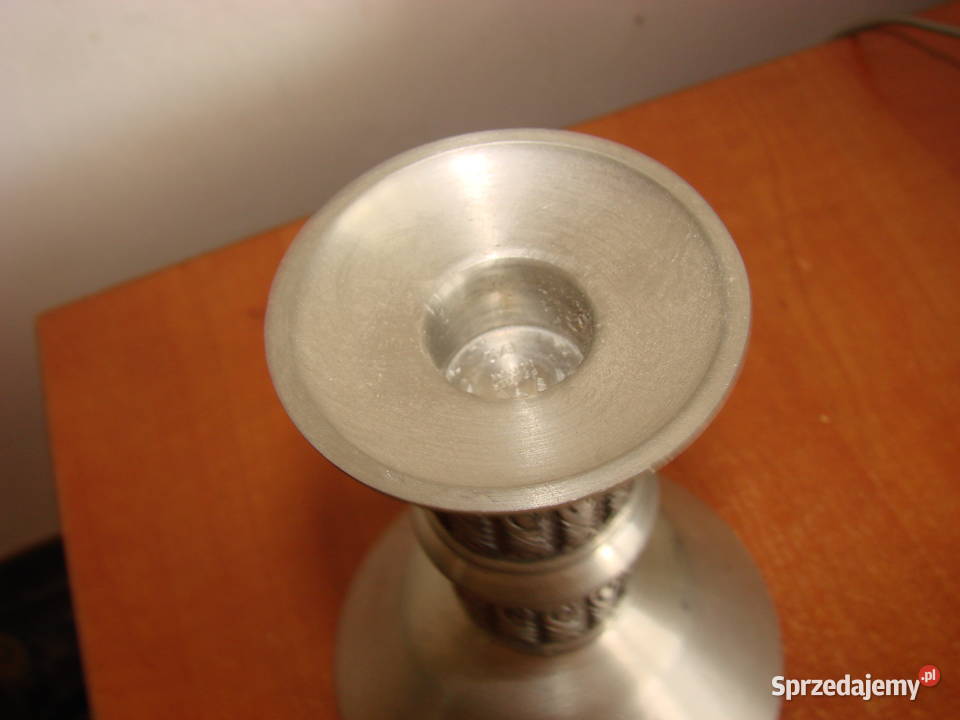 Pewter Norway cynowy świecznik pomorskie Pruszcz Gdański sprzedam