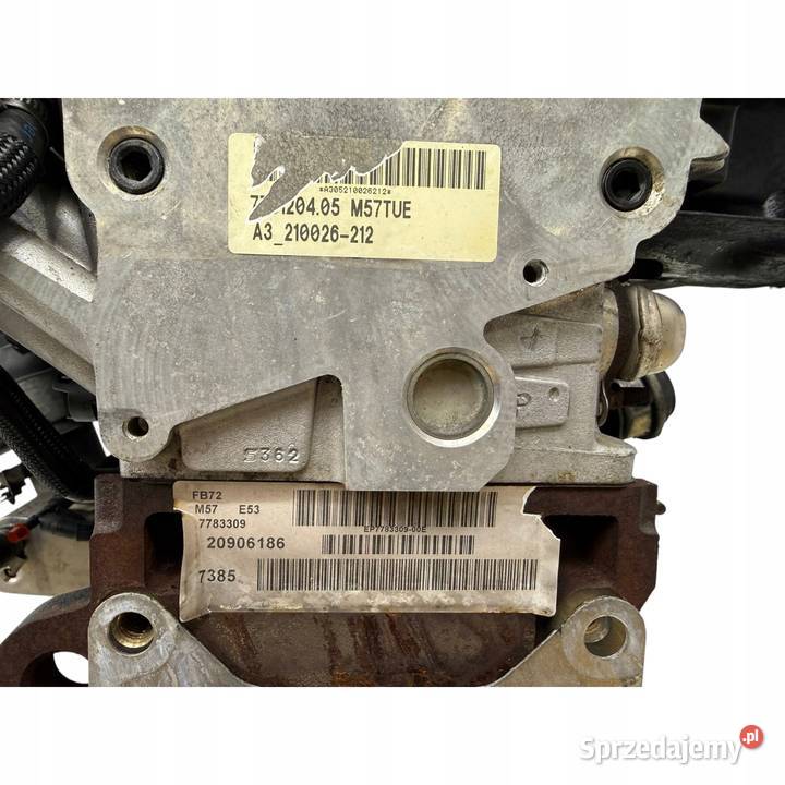 SILNIK M57D30 306D2 BMW X5 E53 30 D DIESEL 218