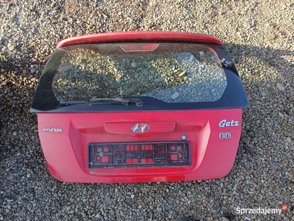 Klapa tył tylna Bagażnika Hyundai Getz lak HL HB Radłów